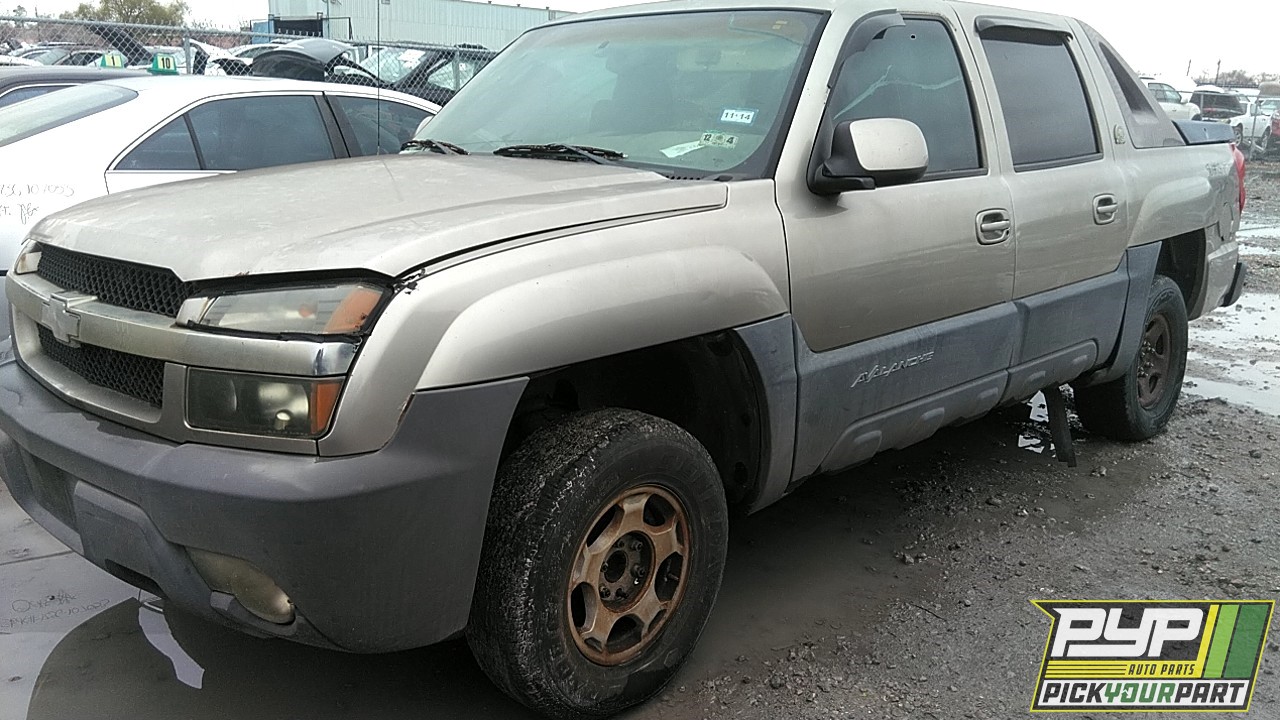 2003 CHEVROLET AVALANCHE 1500 partes disponibles