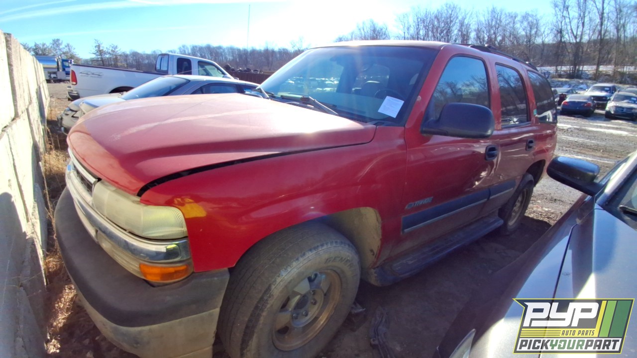 2002 CHEVROLET TAHOE partes disponibles