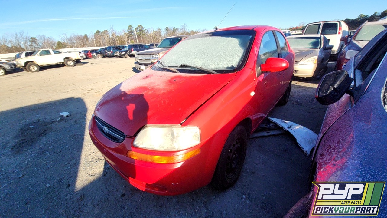 2005 CHEVROLET AVEO partes disponibles