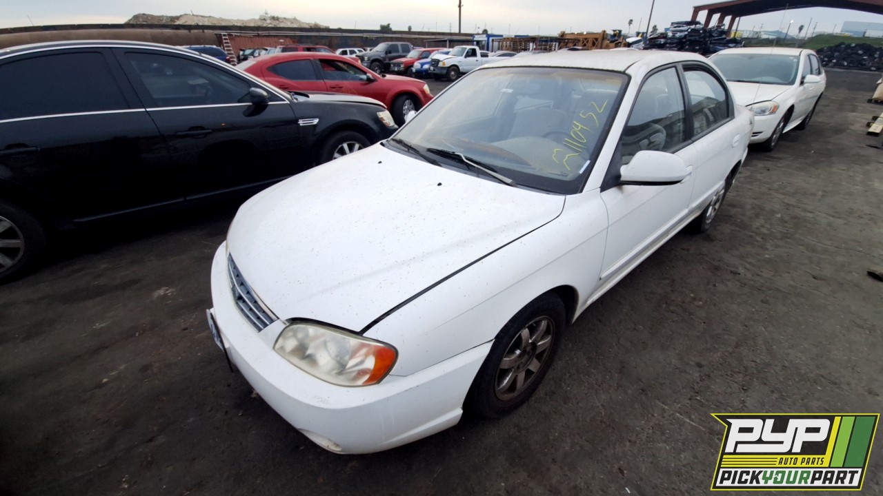 2002 KIA SPECTRA partes disponibles