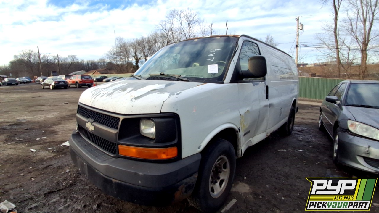 2003 CHEVROLET EXPRESS 3500 partes disponibles