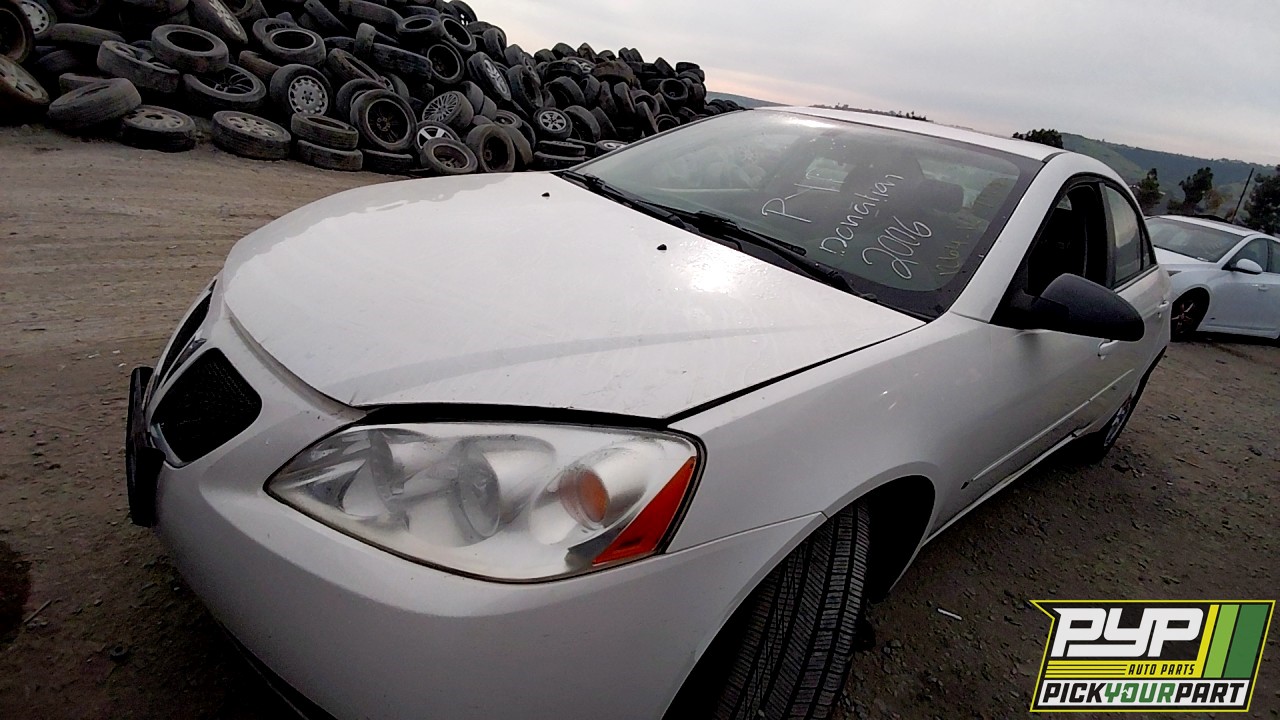 2006 PONTIAC G6 available for parts