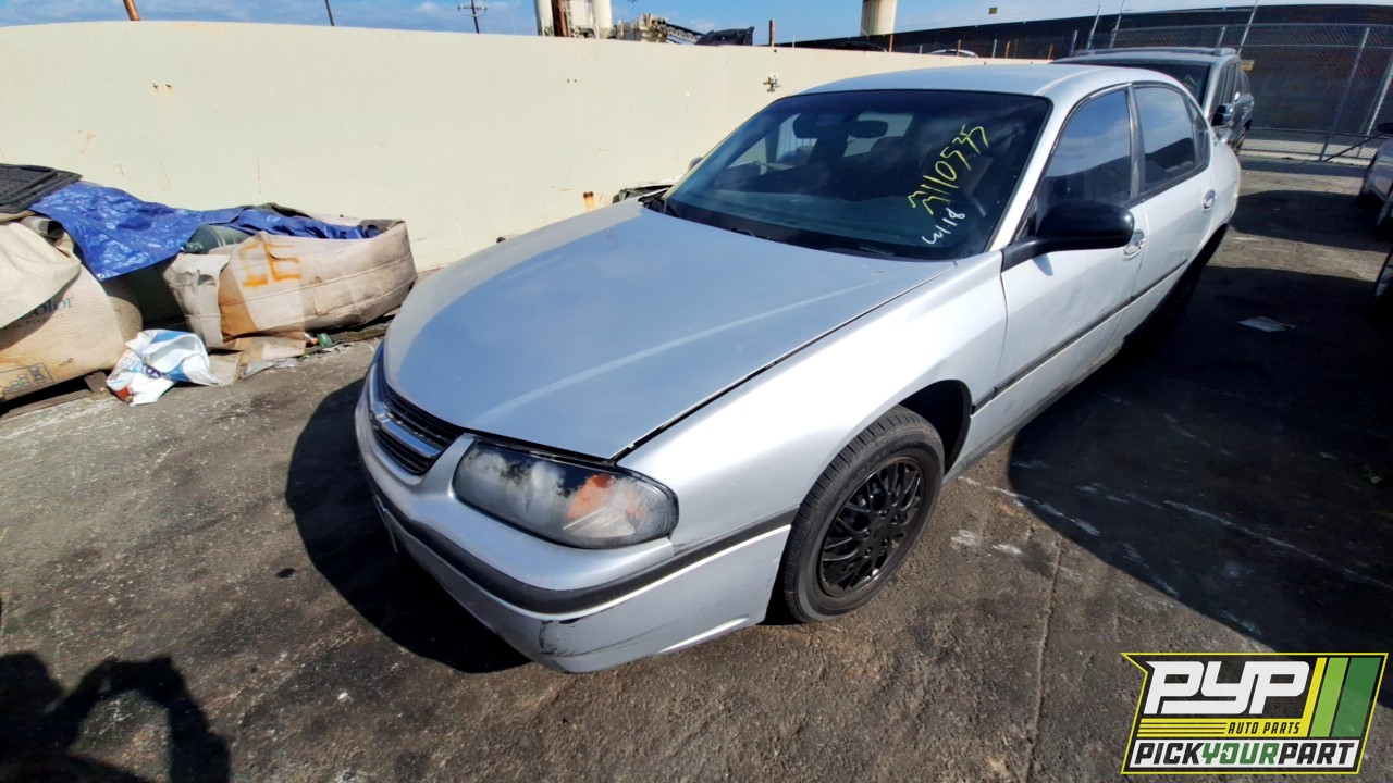 2003 CHEVROLET IMPALA partes disponibles