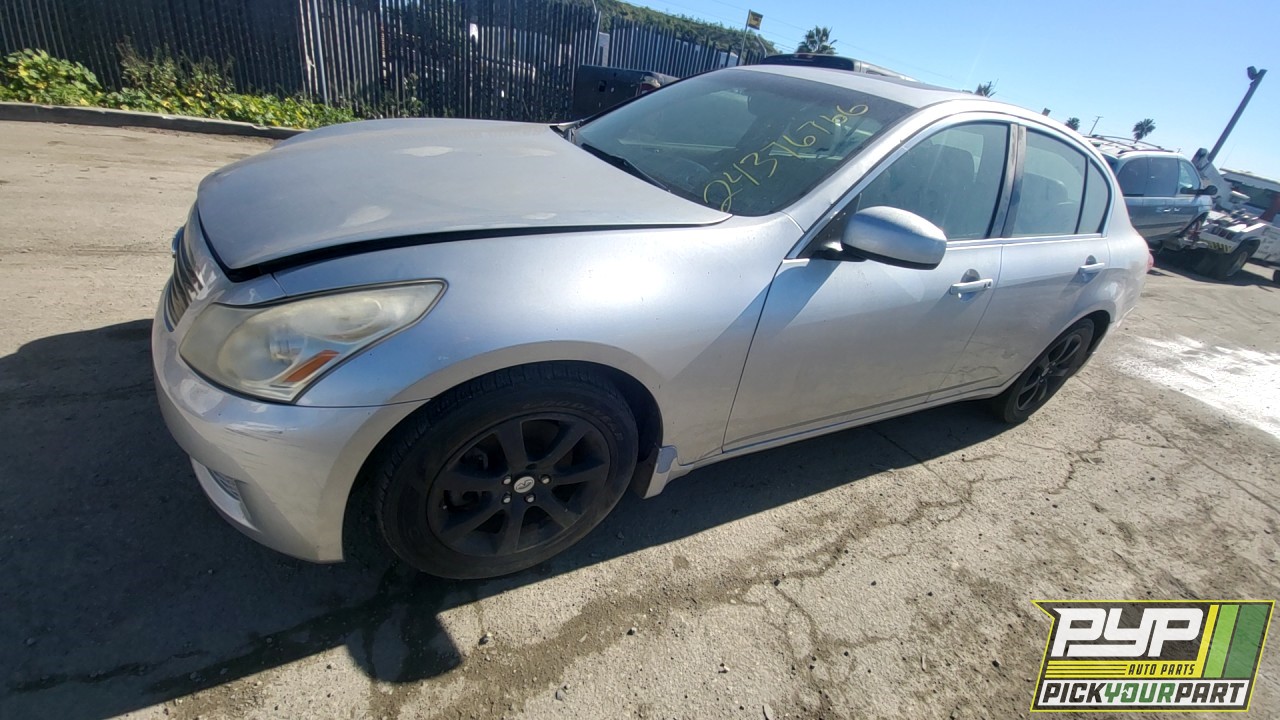 2008 INFINITI G35 partes disponibles
