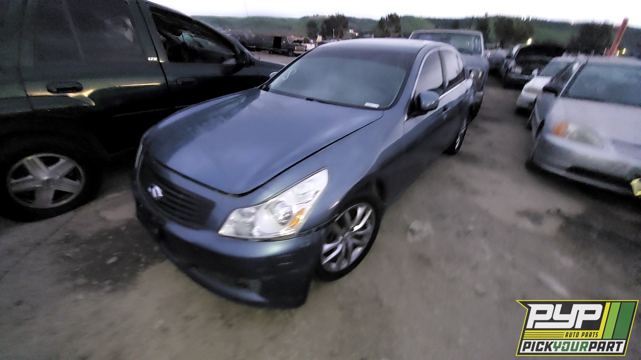 2008 INFINITI G35 partes disponibles