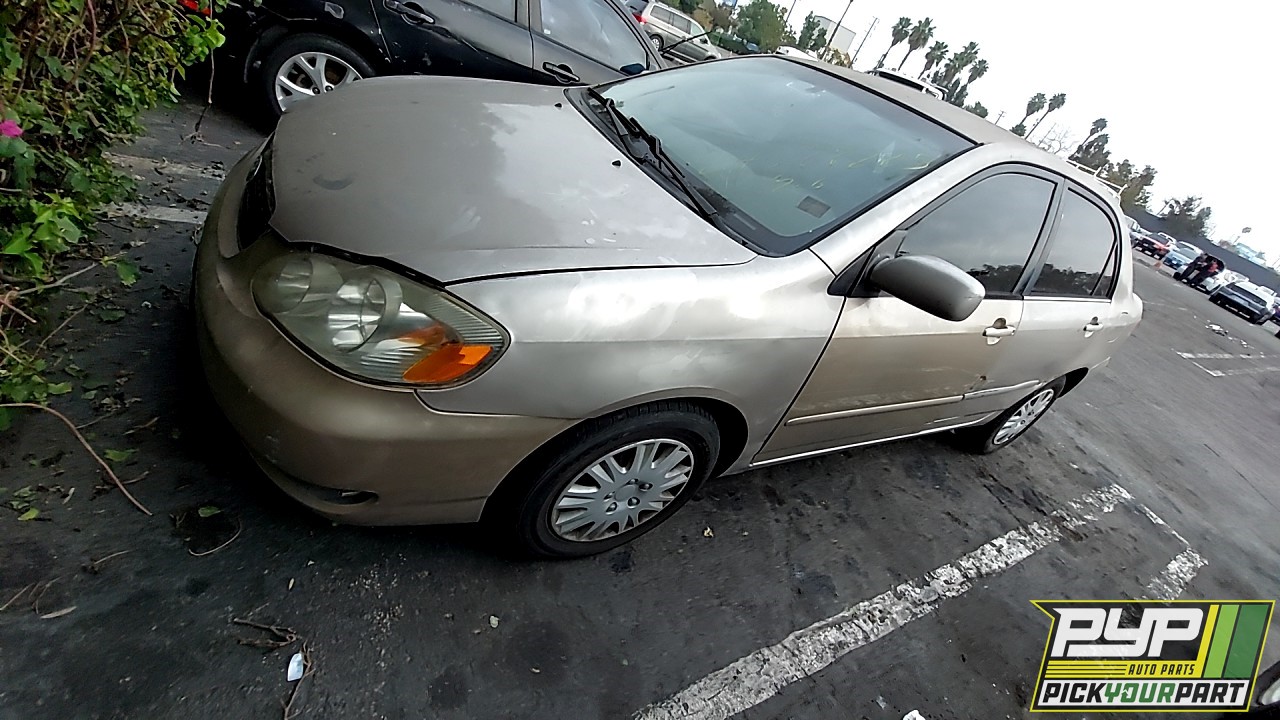 2003 TOYOTA COROLLA partes disponibles