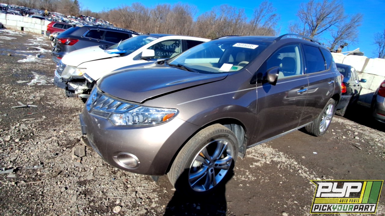 2010 NISSAN MURANO partes disponibles