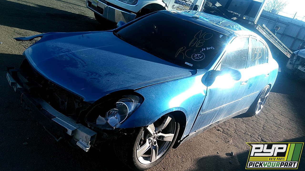 2003 INFINITI G35 partes disponibles