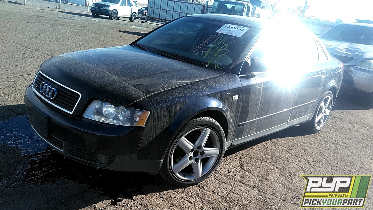 2002 AUDI A4 QUATTRO partes disponibles