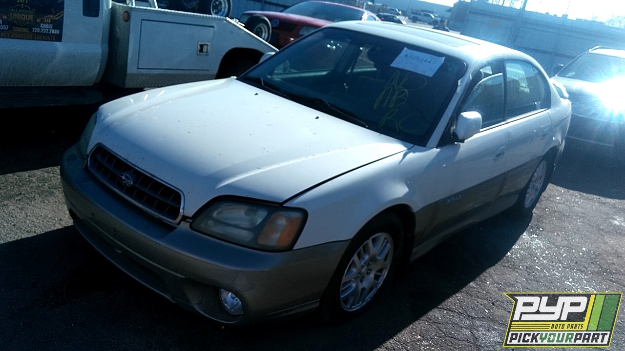 2004 SUBARU OUTBACK partes disponibles