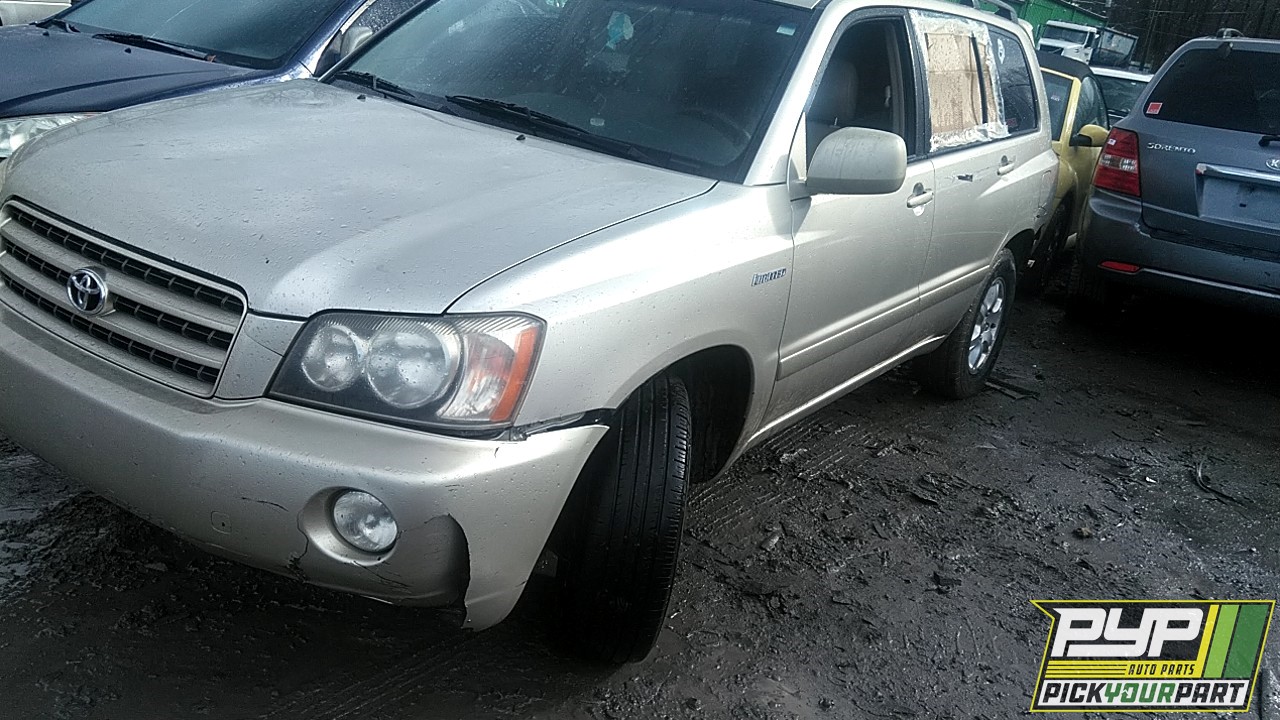 2002 TOYOTA HIGHLANDER available for parts