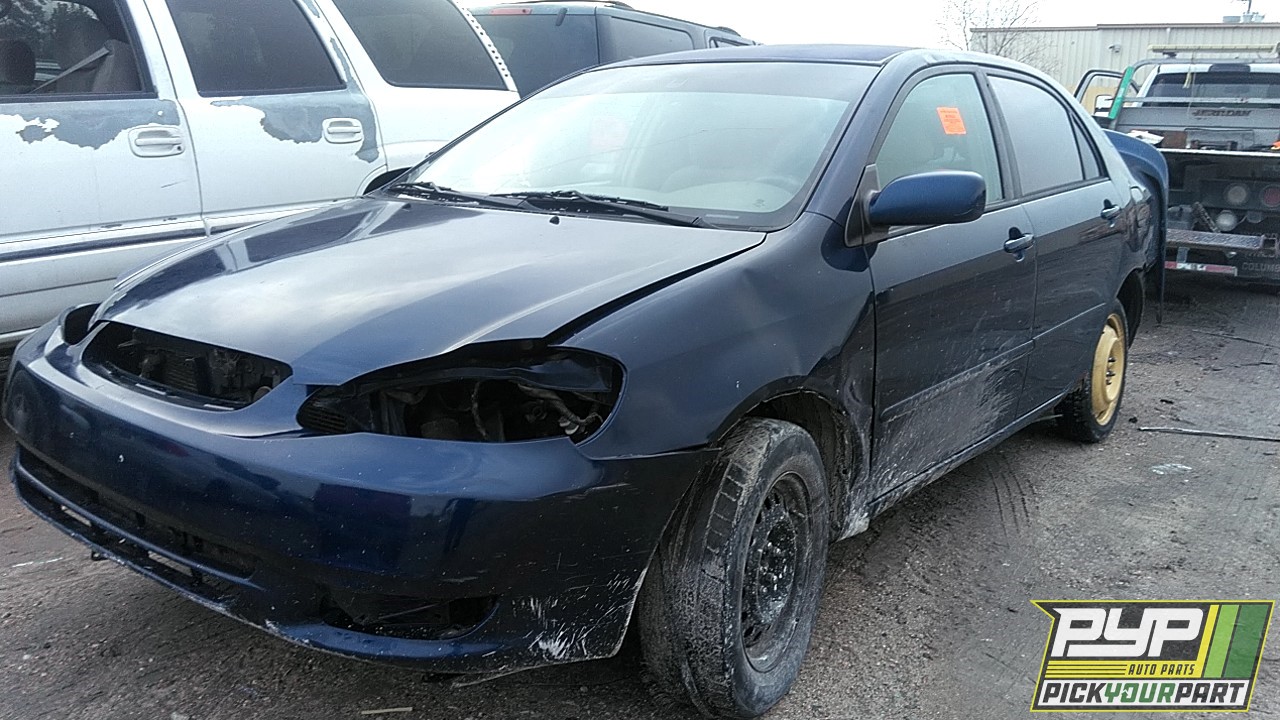 2004 TOYOTA COROLLA partes disponibles