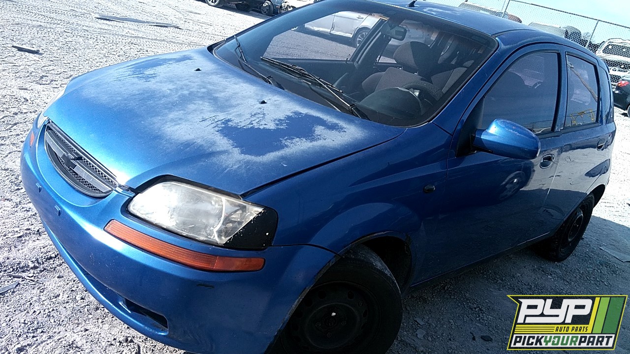 2004 CHEVROLET AVEO partes disponibles