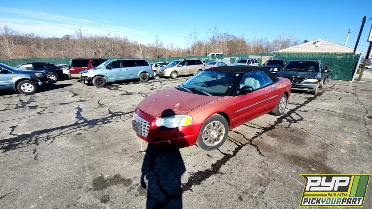 2004 CHRYSLER SEBRING partes disponibles
