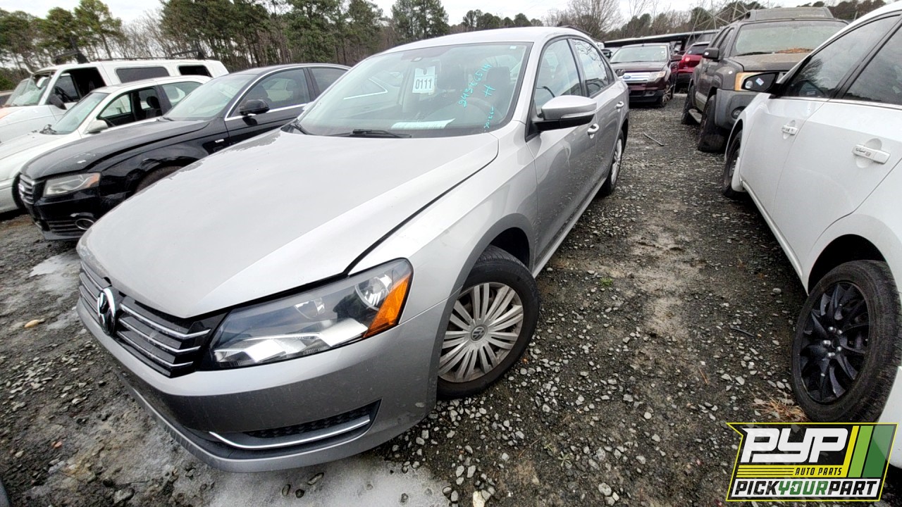 2014 VOLKSWAGEN PASSAT available for parts