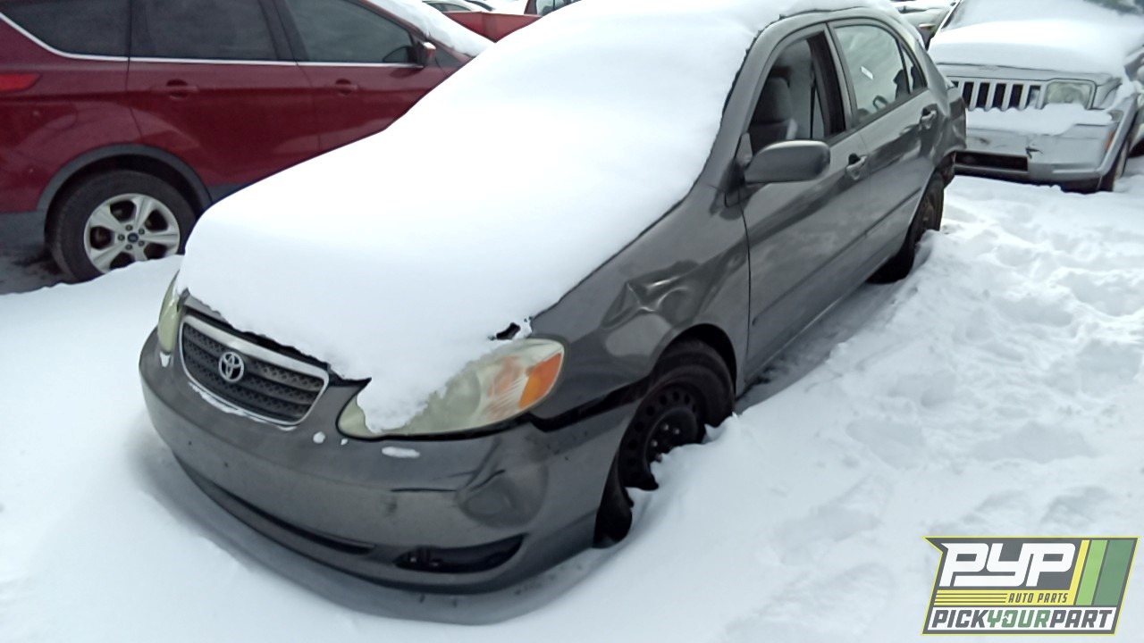 2007 TOYOTA COROLLA partes disponibles