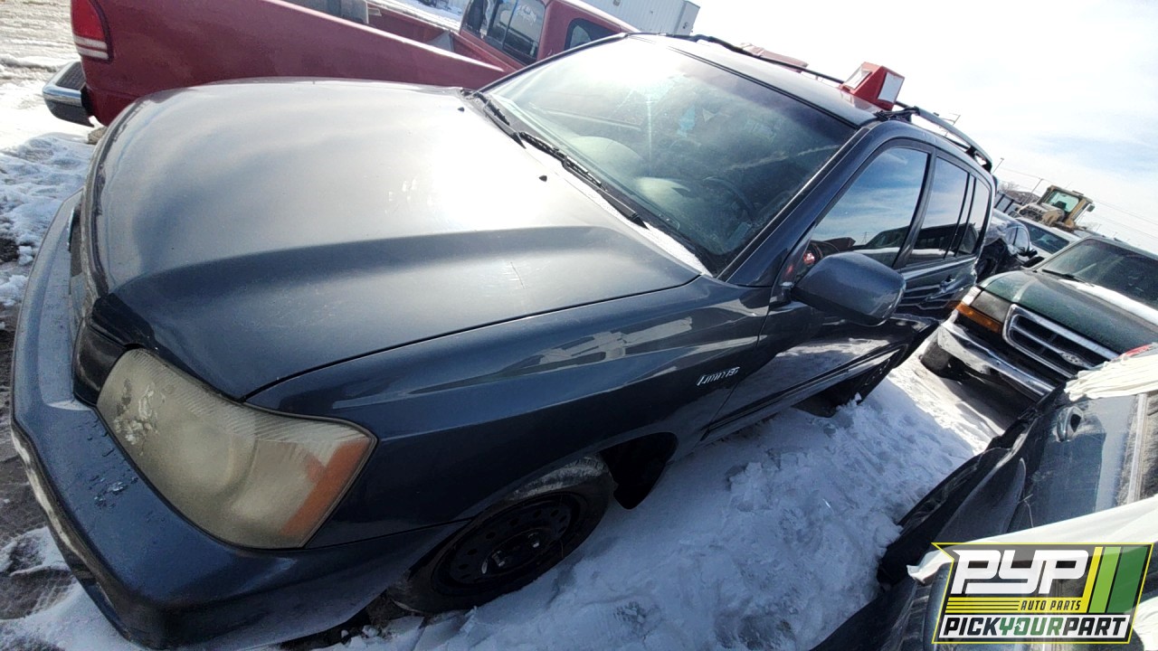 2002 TOYOTA HIGHLANDER partes disponibles