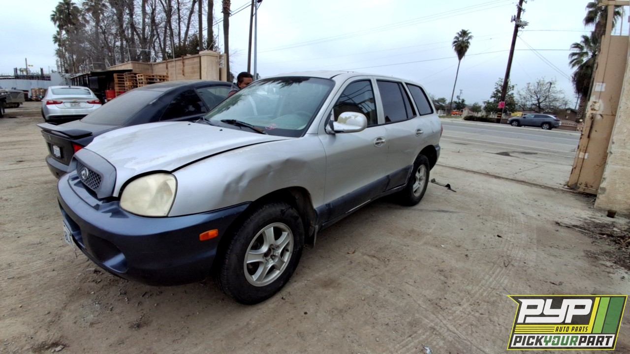 2002 HYUNDAI SANTA FE partes disponibles