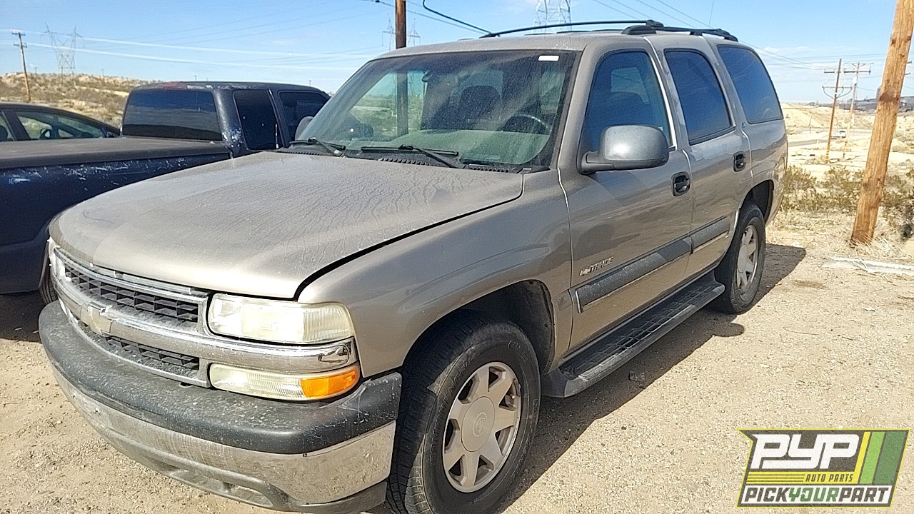 2002 CHEVROLET TAHOE partes disponibles