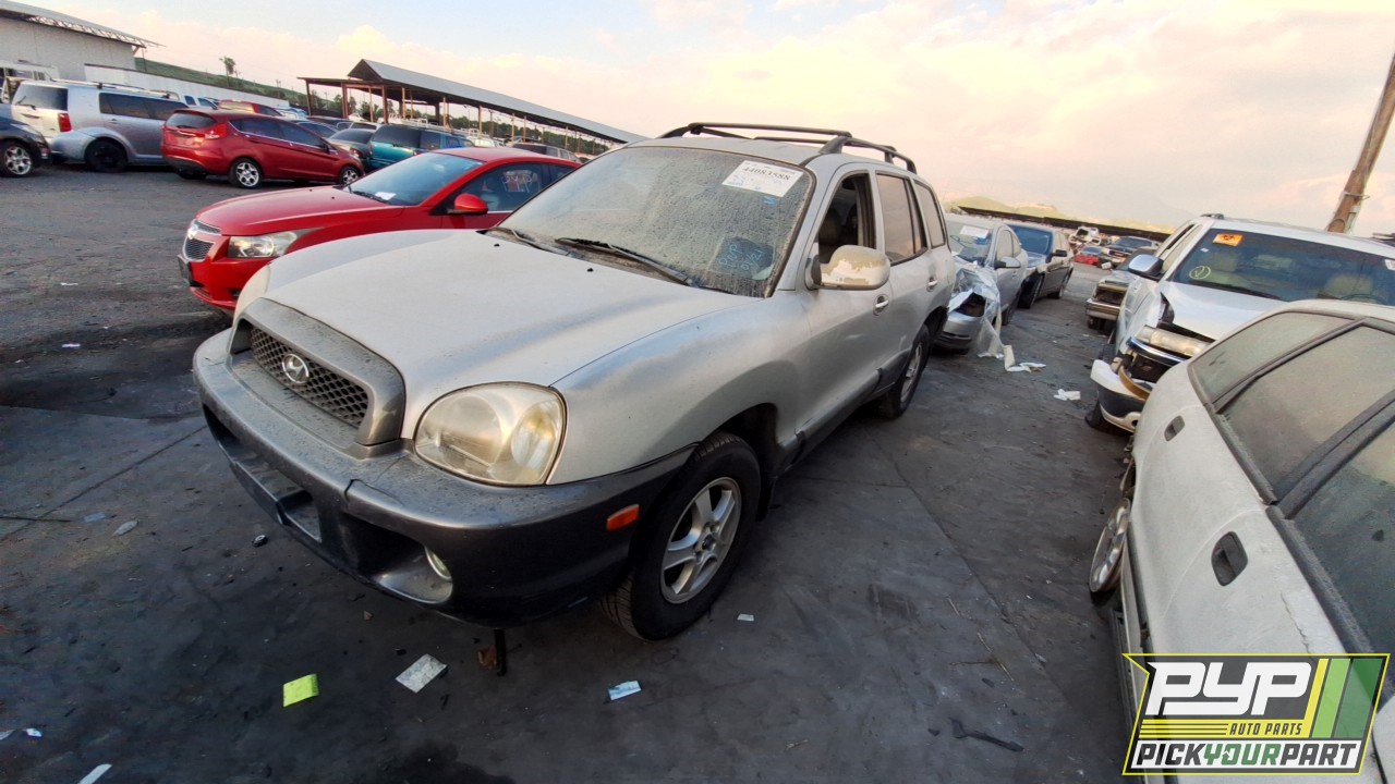 2002 HYUNDAI SANTA FE partes disponibles