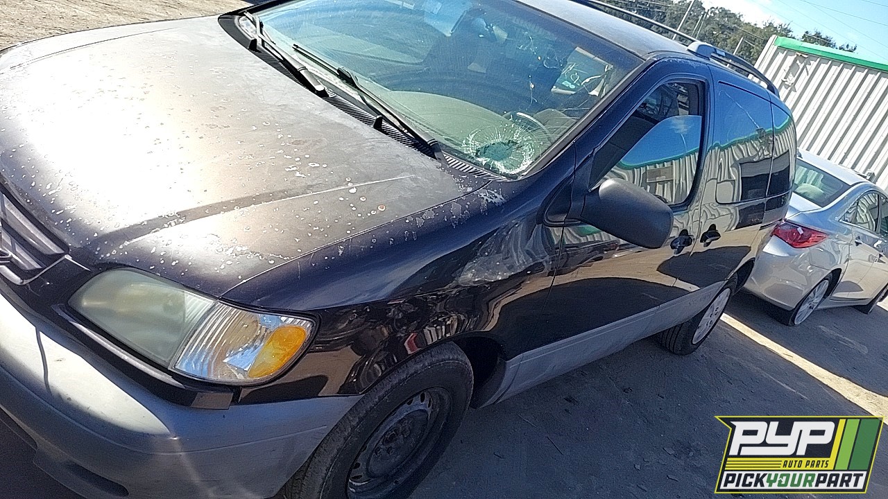 2001 TOYOTA SIENNA partes disponibles