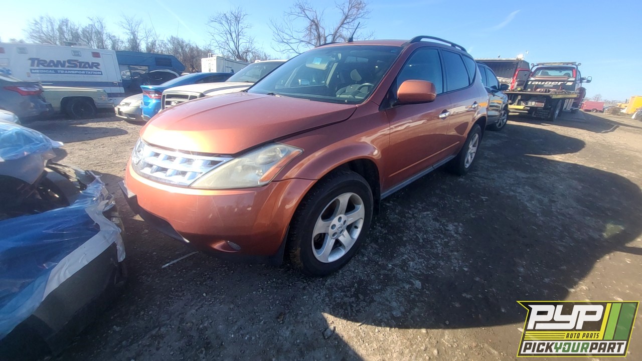 2003 NISSAN MURANO partes disponibles