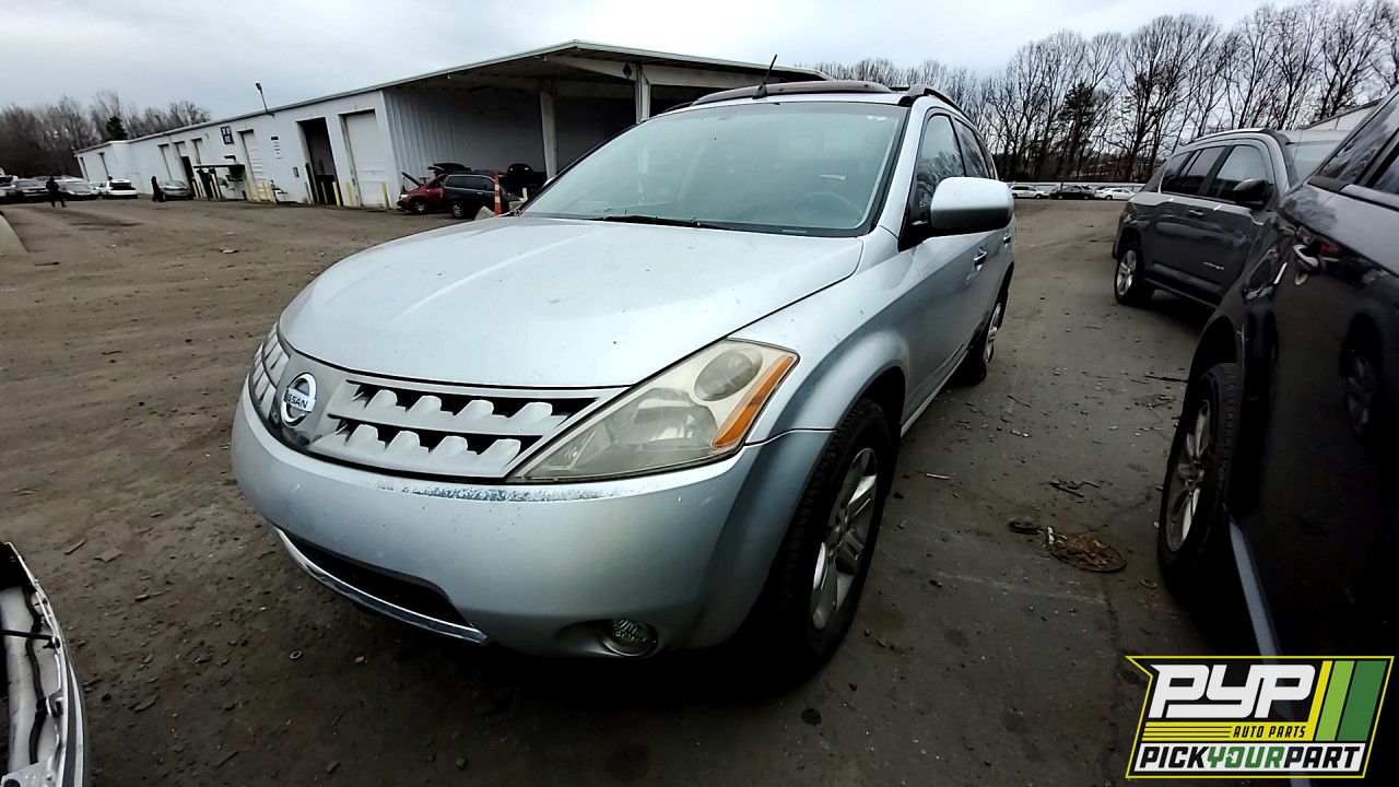 2006 NISSAN MURANO partes disponibles