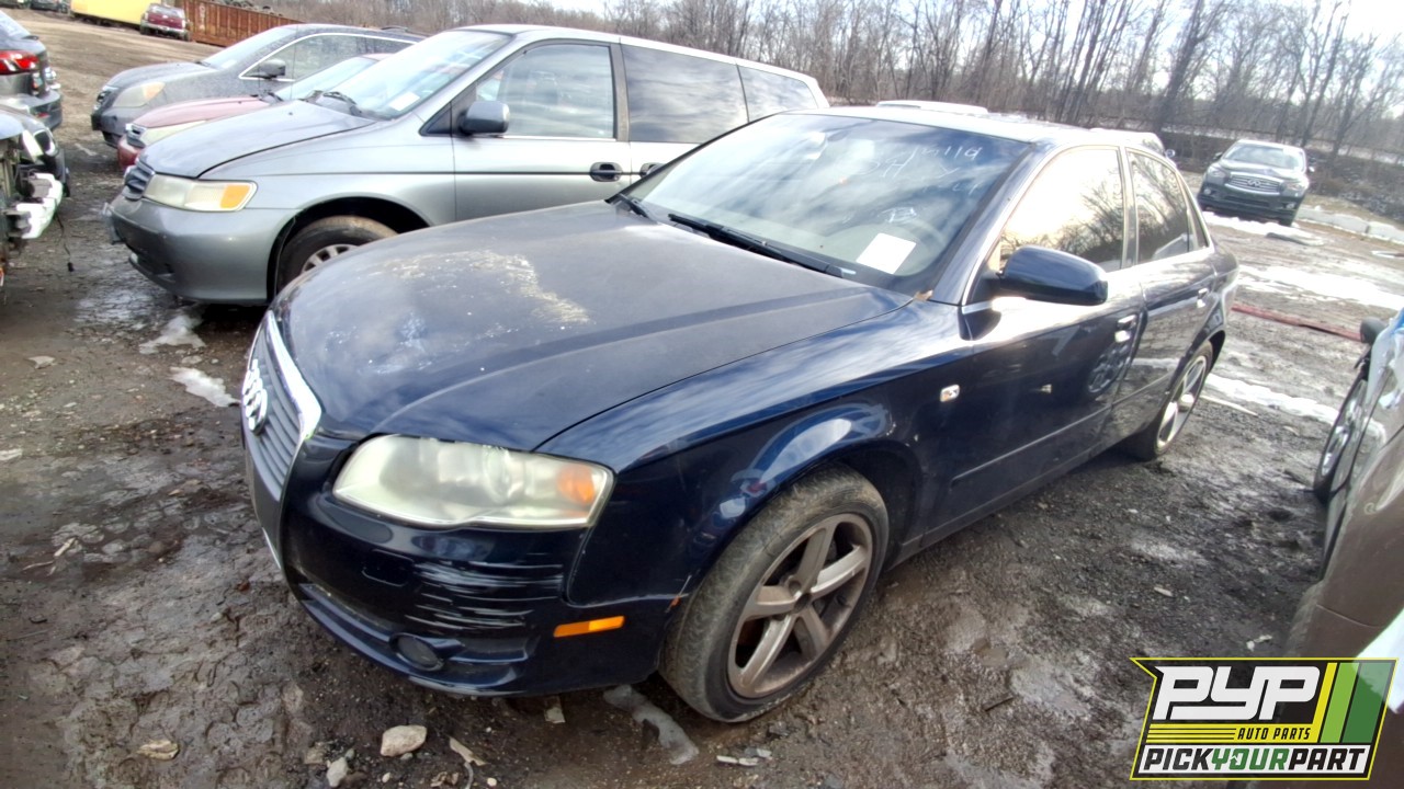 2007 AUDI A4 QUATTRO partes disponibles