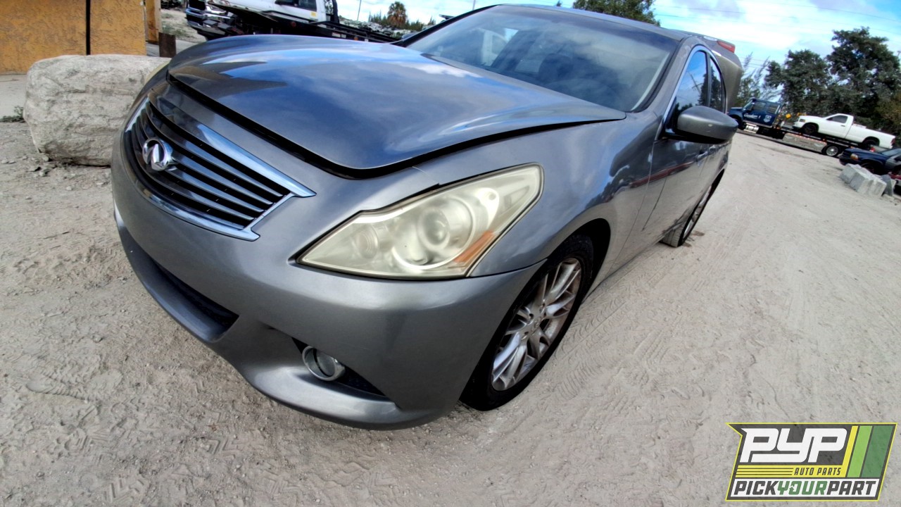 2013 INFINITI G37 partes disponibles