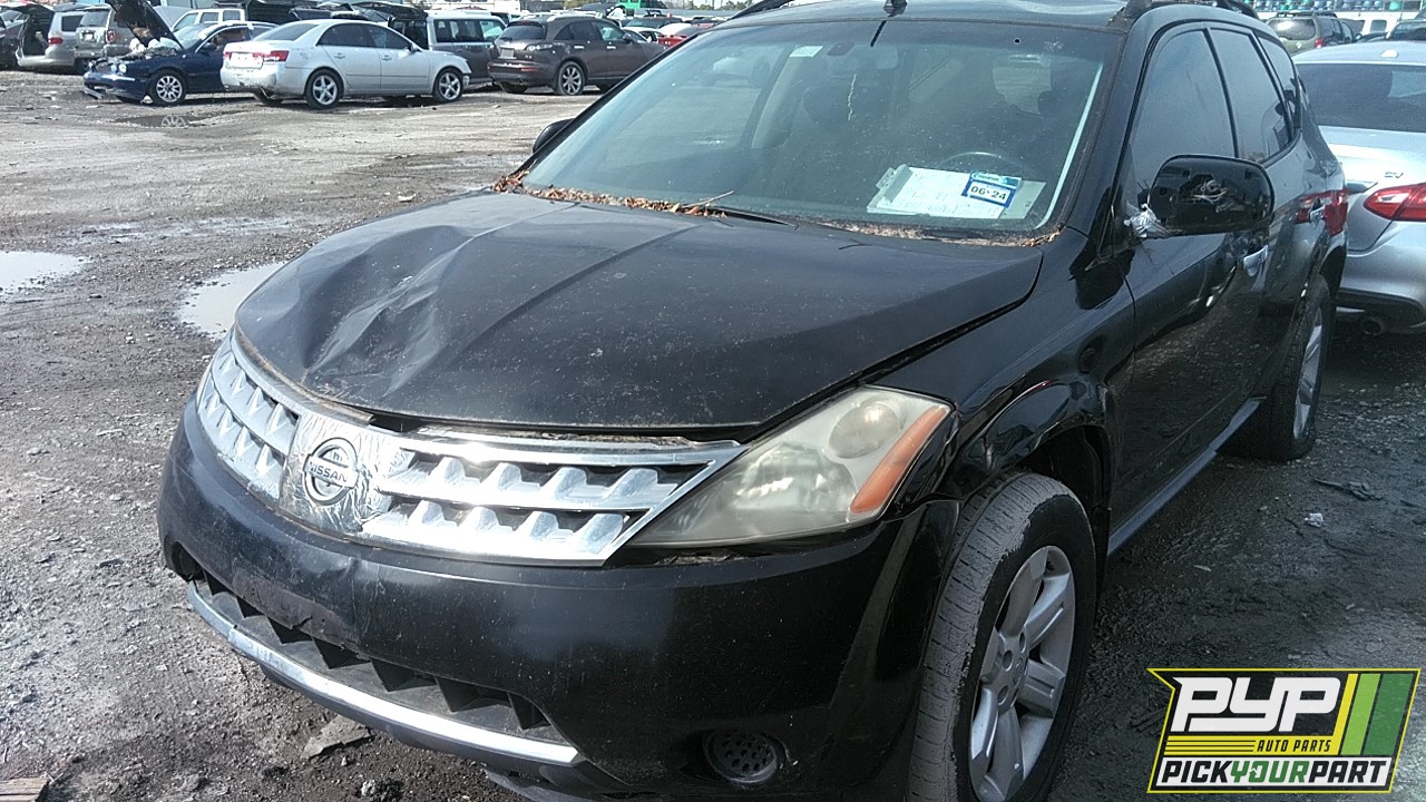 2007 NISSAN MURANO partes disponibles