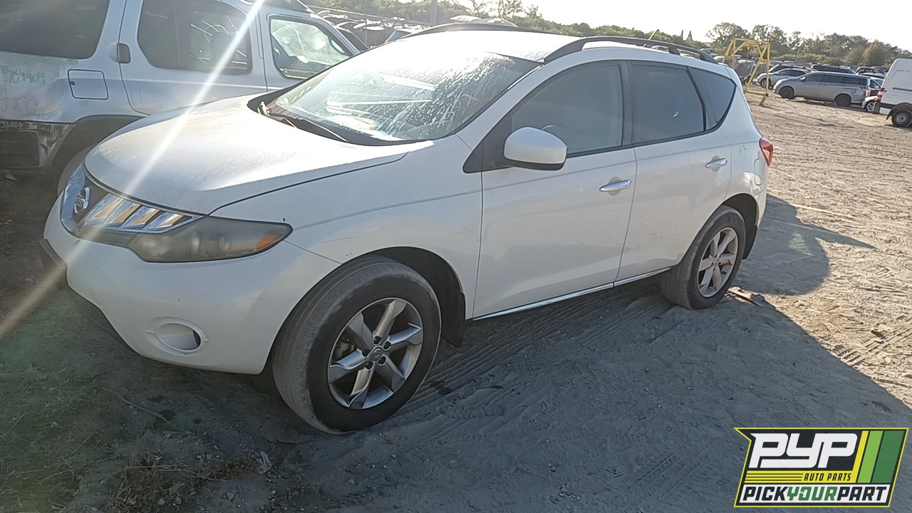 2009 NISSAN MURANO partes disponibles