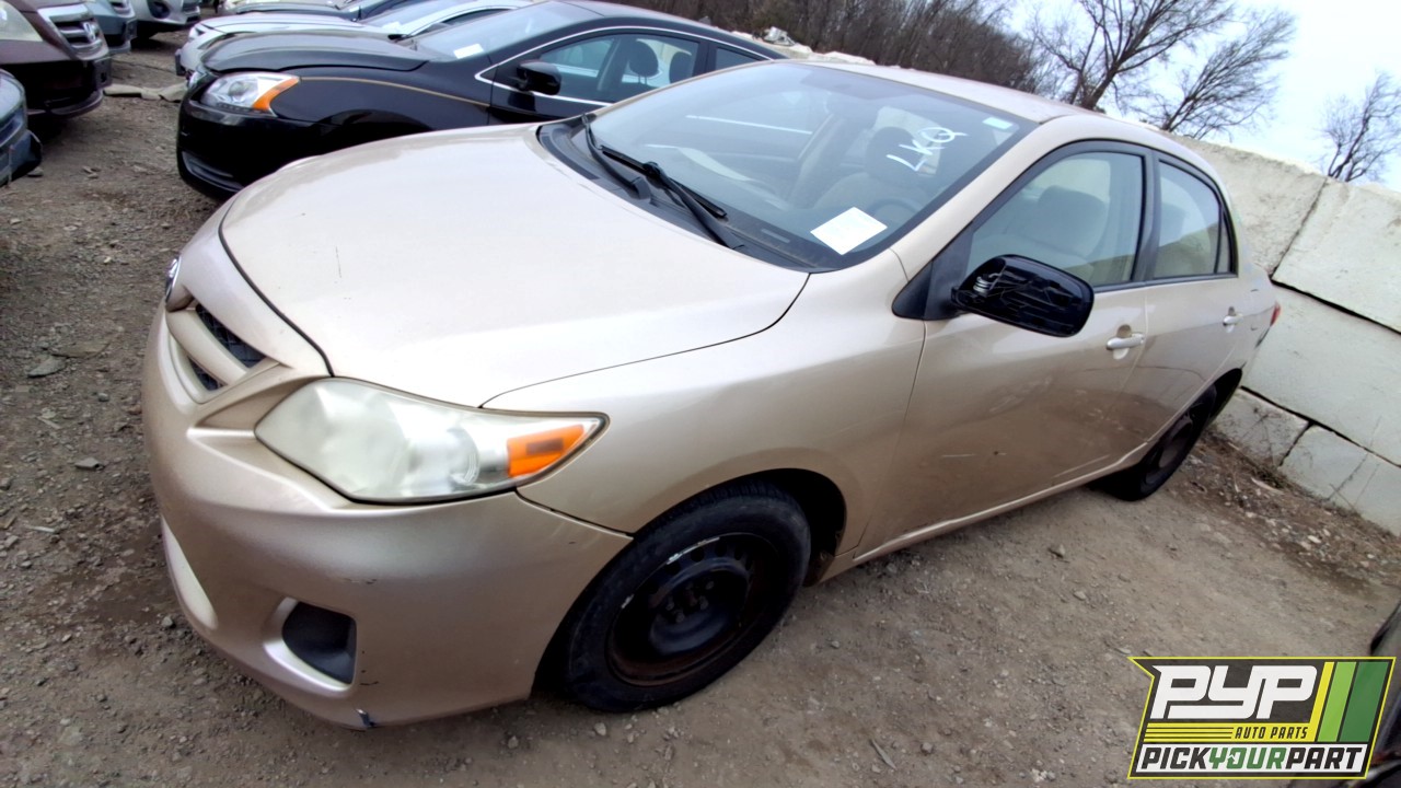 2011 TOYOTA COROLLA partes disponibles