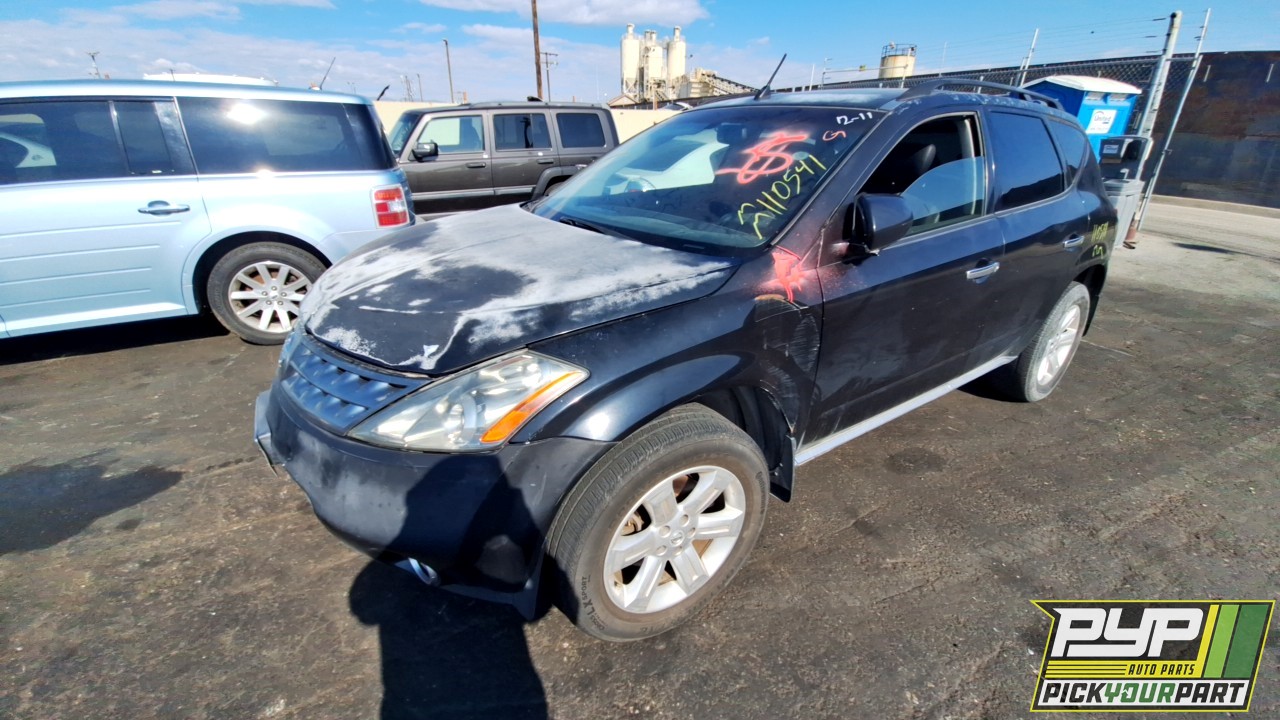 2006 NISSAN MURANO partes disponibles