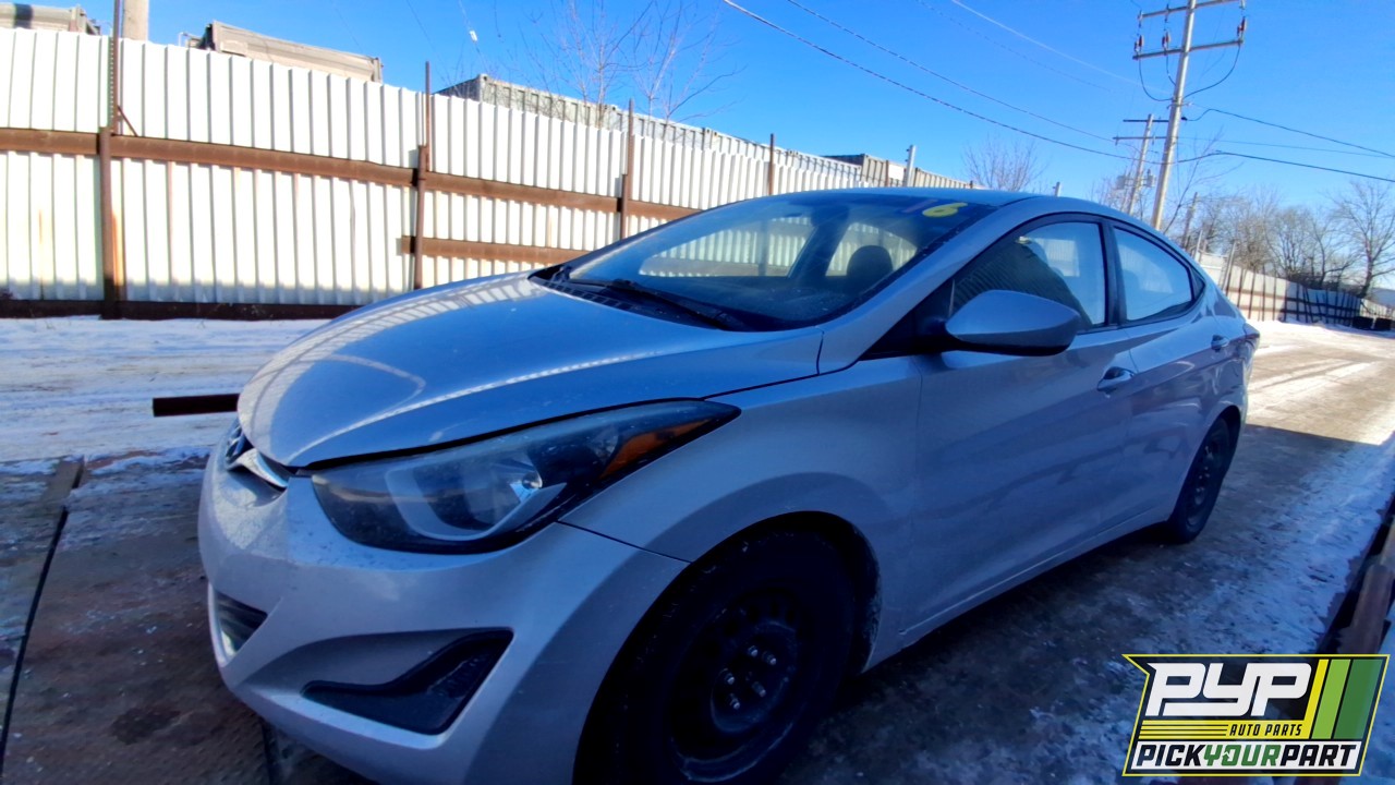 2016 HYUNDAI ELANTRA partes disponibles
