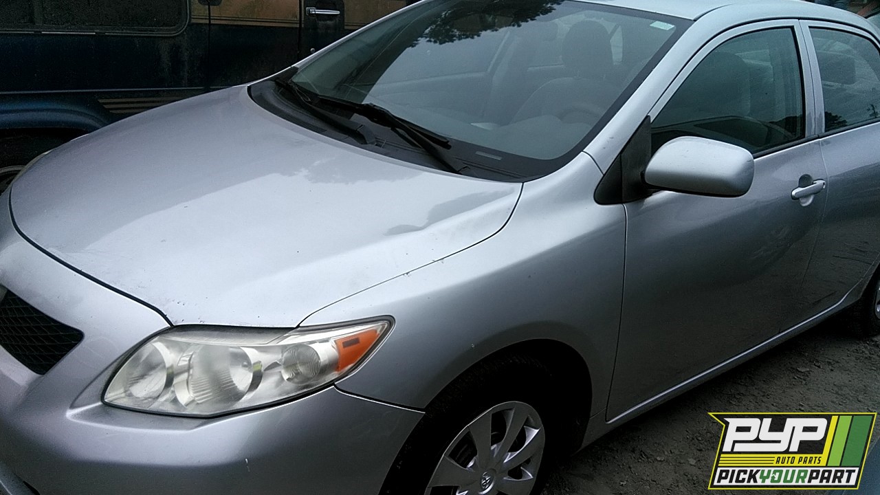 2009 TOYOTA COROLLA partes disponibles