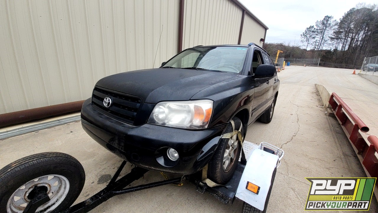 2005 TOYOTA HIGHLANDER available for parts