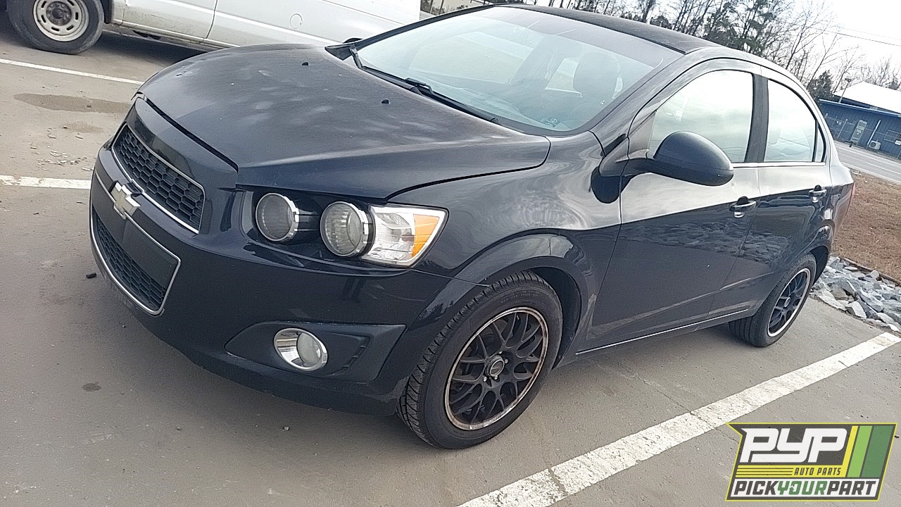 2012 CHEVROLET SONIC partes disponibles