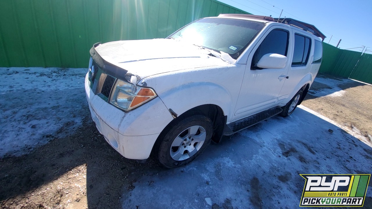 2006 NISSAN PATHFINDER partes disponibles
