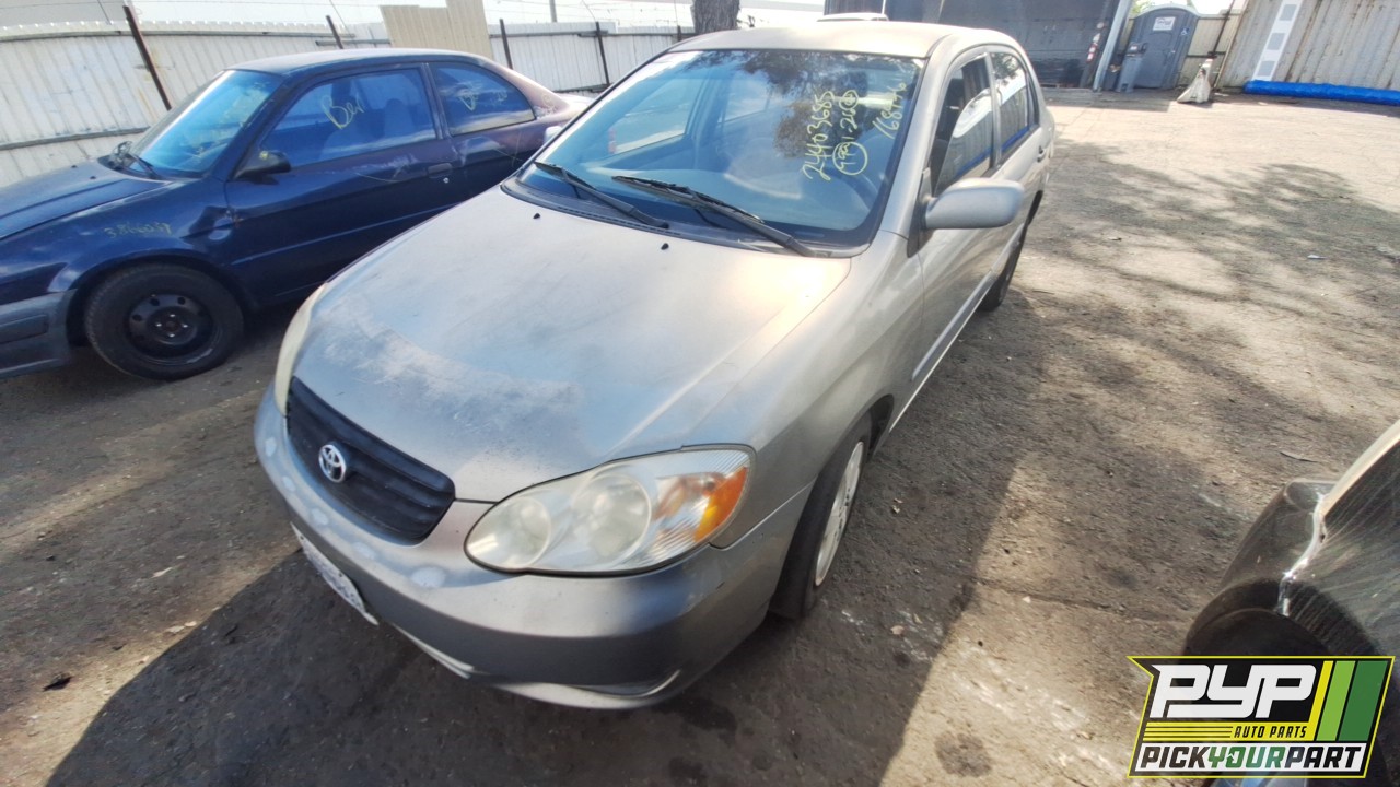 2004 TOYOTA COROLLA partes disponibles