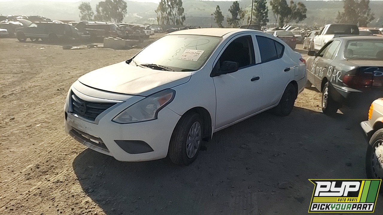 2016 NISSAN VERSA available for parts