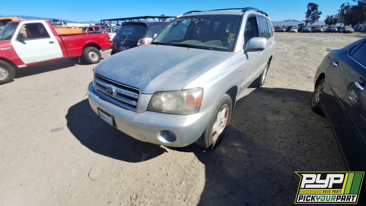 2006 TOYOTA HIGHLANDER partes disponibles
