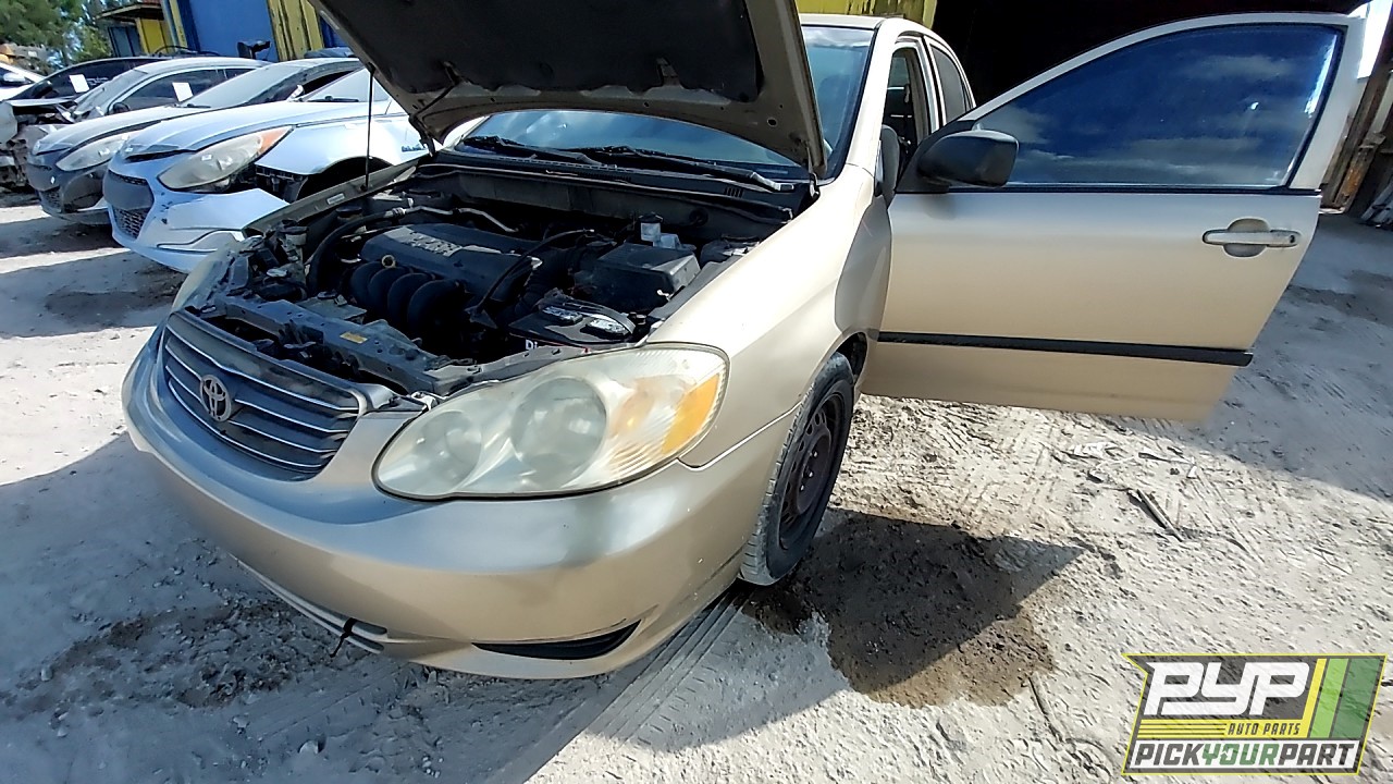 2004 TOYOTA COROLLA partes disponibles