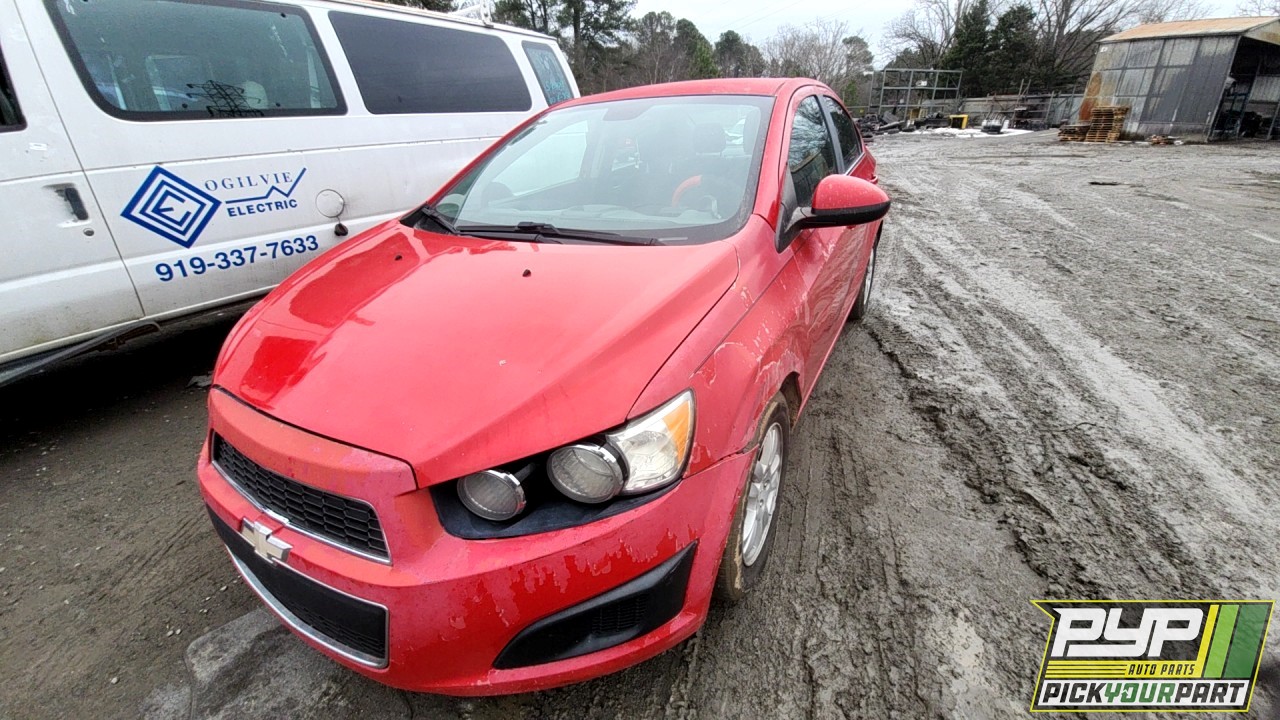2012 CHEVROLET SONIC available for parts