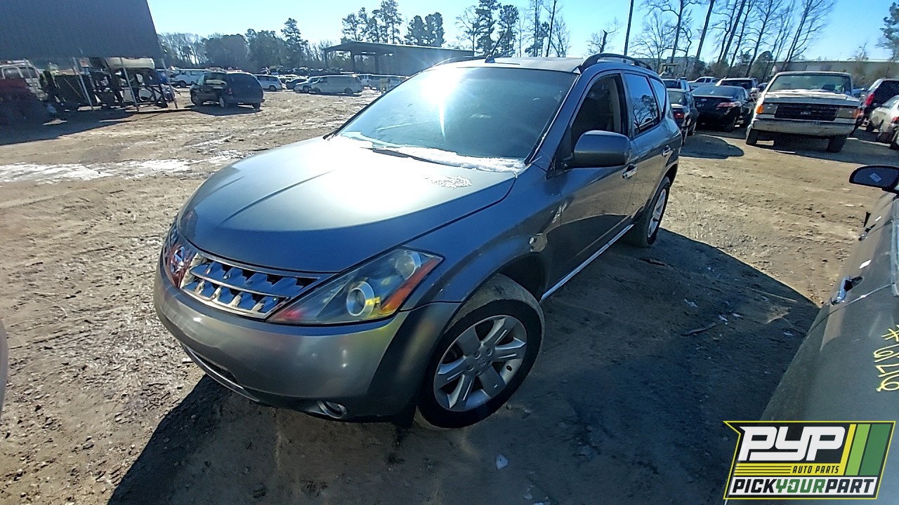 2007 NISSAN MURANO partes disponibles