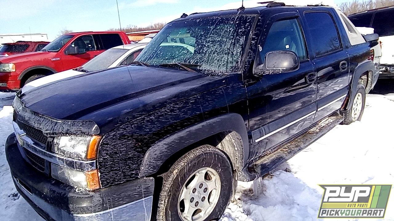 2003 CHEVROLET AVALANCHE 1500 partes disponibles