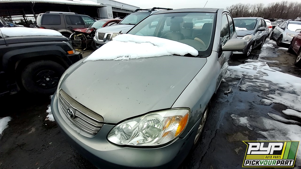 2004 TOYOTA COROLLA partes disponibles