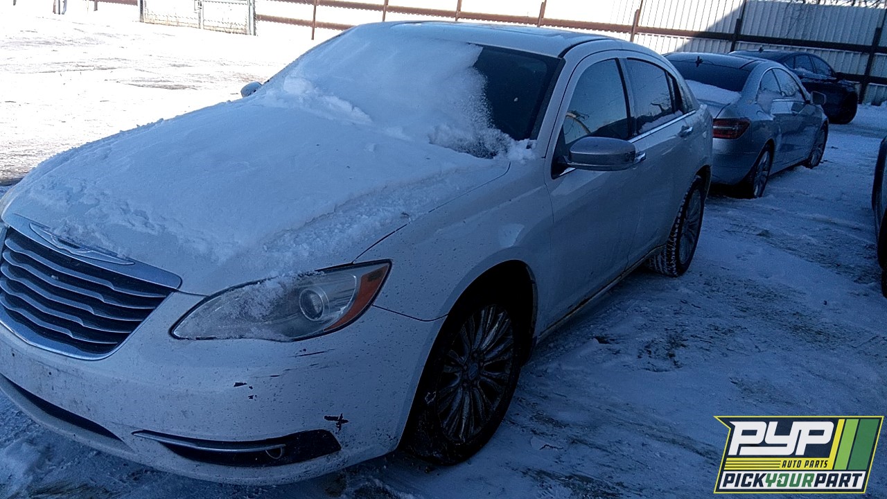 2012 CHRYSLER 200 partes disponibles