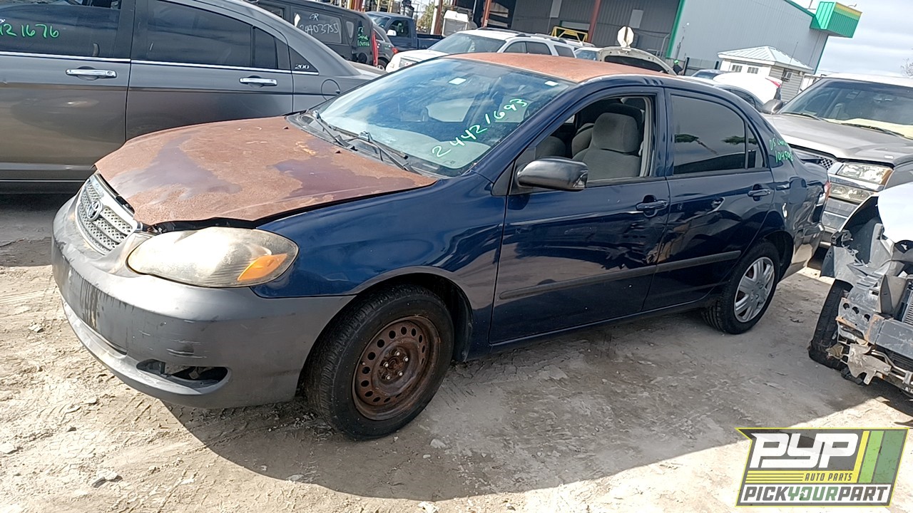 2005 TOYOTA COROLLA partes disponibles