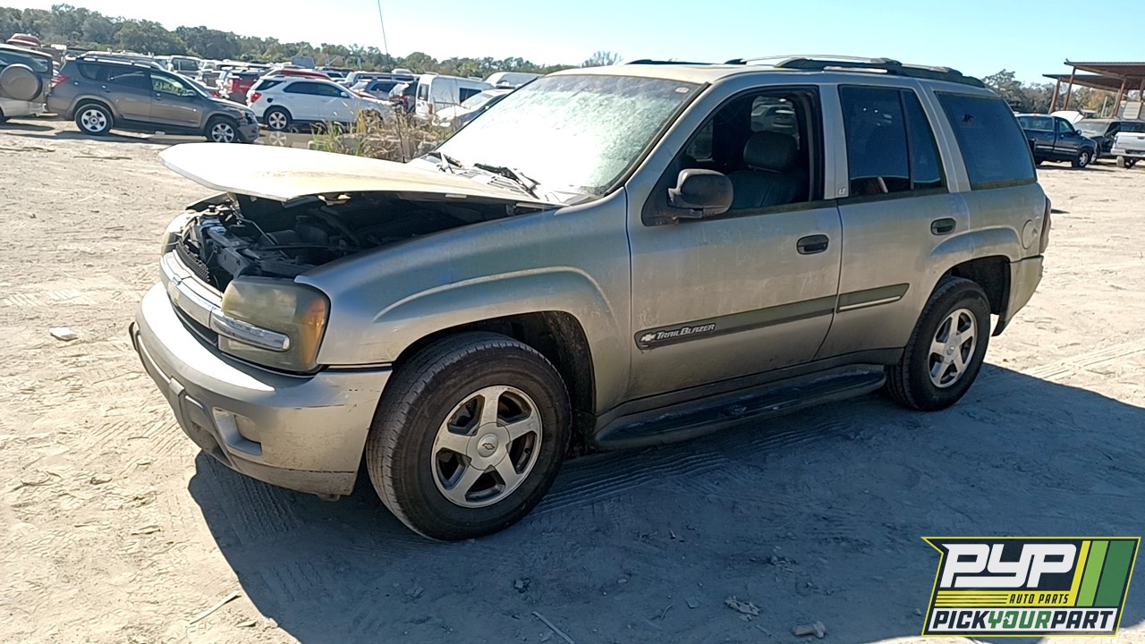 2002 CHEVROLET TRAILBLAZER partes disponibles
