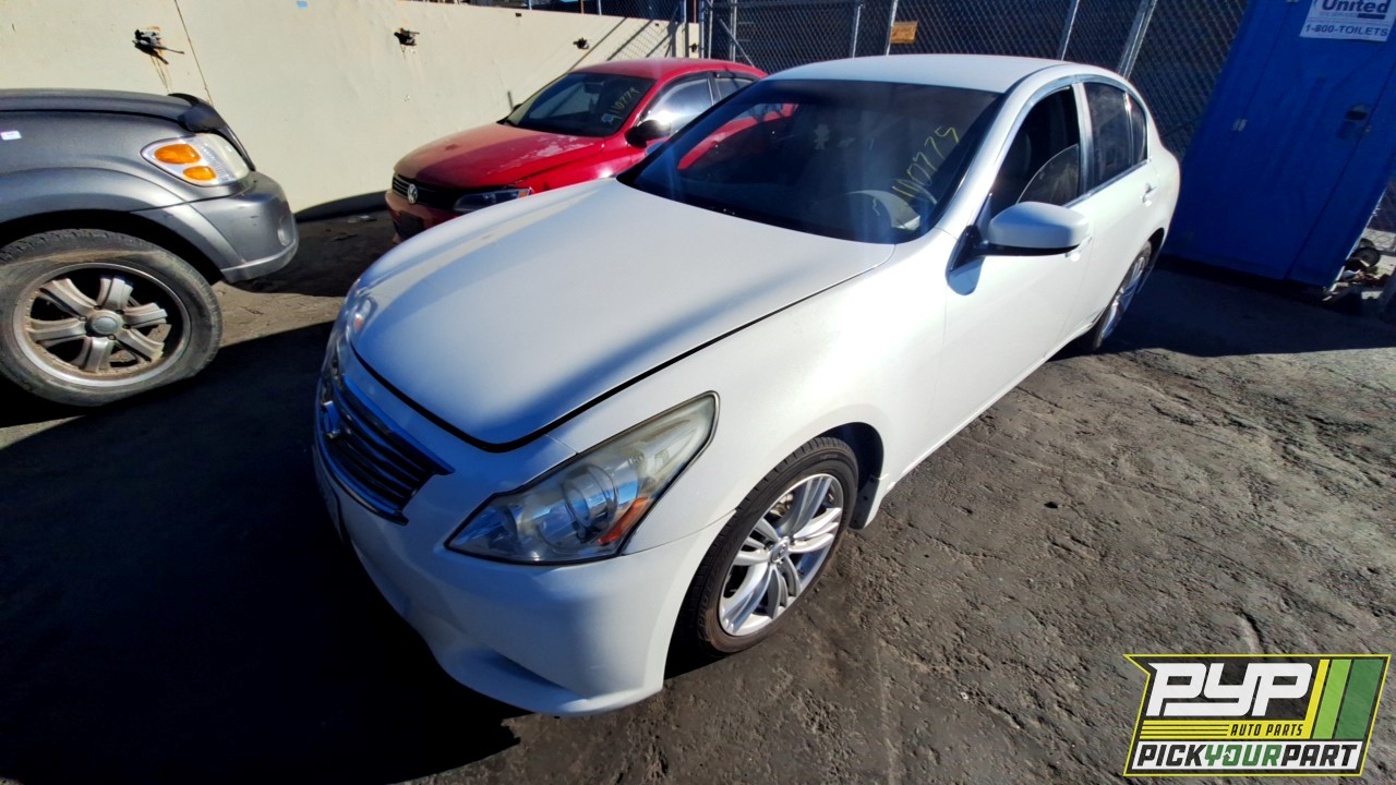2011 INFINITI G25 available for parts